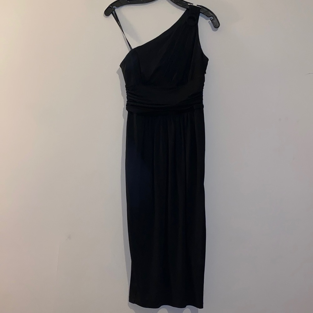 Maggy London One Shoulder Cocktail Dress